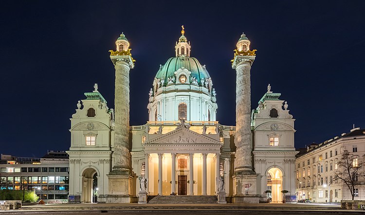 Карлскирхе, Карлсплац, Вена, Австрия