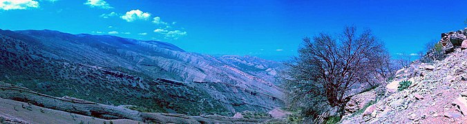 Kabir Kuh ranges, part of Zagros Mountains in Ilam province