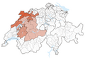 Large regions in Switzerland