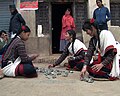 Newar girls playing stones