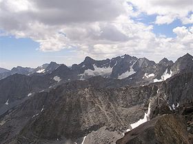 Palisades north faces, from Cloudripper