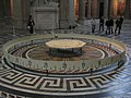 Il pendolo di Foucault installato nel Pantheon di Parigi