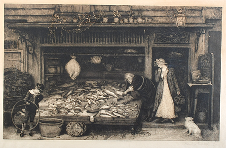 The Fishmonger's Shop (1886, British Museum)[7]