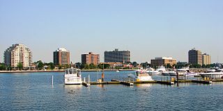 Sarnia City in Ontario, Canada