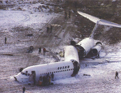 Wreckage of the MD-81