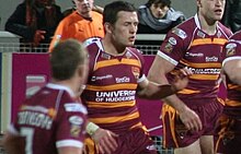 Lunt playing for Huddersfield in 2009 Shaun Lunt.JPG