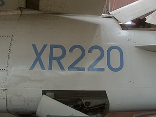 <span class="mw-page-title-main">United Kingdom military aircraft registration number</span> Identification for United Kingdom military aircraft