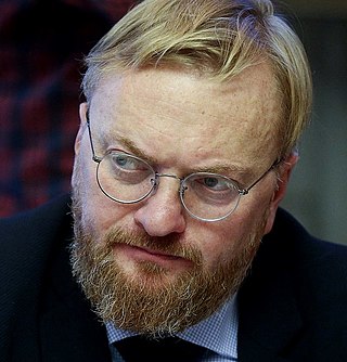 <span class="mw-page-title-main">Vitaly Milonov</span> Russian politician (born 1974)