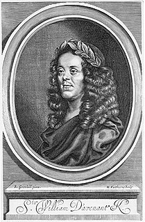 William Davenant 17th-century English poet and playwright