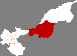 Location in Jiamusi