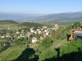 A general view of the village of Égat