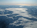 Vista aèria de les glaceres