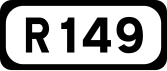 R149 road shield}}