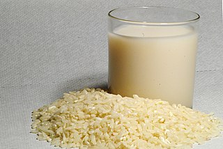 <span class="mw-page-title-main">Rice milk</span> Plant milk made from rice