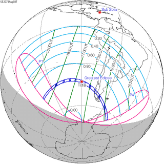 <span class="mw-page-title-main">Solar eclipse of August 3, 2073</span> Total eclipse