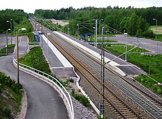 <span class="mw-page-title-main">Villähde railway station</span> Railway station in Nastola, Finland