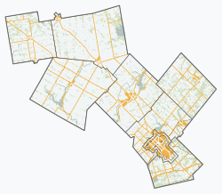 Palmerston is located in Wellington County