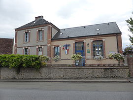 The town hall in Verrières