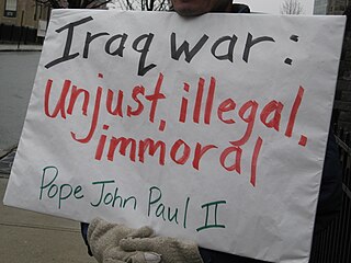 <span class="mw-page-title-main">Criticism of the Iraq War</span>