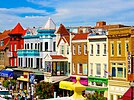 Dãy nhà trên khu phố Adams Morgan