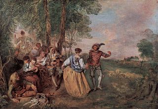 <i>The Shepherds</i> (Watteau) Painting by Antoine Watteau