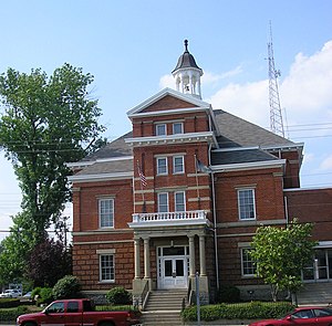 The old Boone County courthouse in Burlington