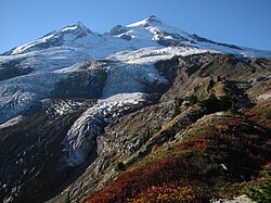 A Mount Baker és a Boulder-gleccser délkeleti oldala