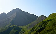 Der Brisen vom Westgrat wenig oberhalb des Haldigrat aus gesehen