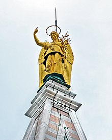 photograph of the weathervane of the St Mark's campanile