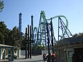 Déjà Vu à Six Flags Magic Mountain.