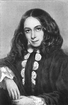 A portrait of Elizabeth Barrett Browning