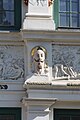 Facade relief on the Golden House in Gdańsk