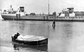 Lejdfartøyet MT «Saturnus» i Göteborgs havn 1942