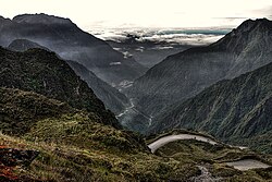 Panorama Grasberg, Tembagapura, yang menjadi wilayah konsesi pertambangan PT Freeport Indonesia