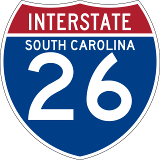 <span class="mw-page-title-main">Interstate 26 in South Carolina</span> Section of Interstate Highway in South Carolina, United States