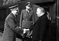 Image 1Adolf Hitler greeting Jozef Tiso, president of the (First) Slovak Republic, a client state of Nazi Germany during World War II, 1941 (from Slovakia)