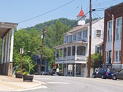 Front Street in Lovingston