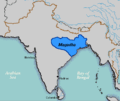 इ.स.पू. ५व्या शतकातील मगध राज्याच्या अंदाजे विस्तार.