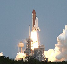 Launch of Space Shuttle Atlantis on STS-125, the last Hubble servicing flight STS-125 launch cropped.jpg