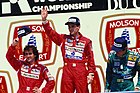 With Alain Prost and Thierry Boutsen at the 1988 Canadian Grand Prix