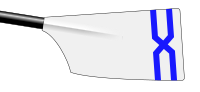 Image showing the rowing club's blade colours