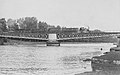 Le tramway sur le pont vers 1910.