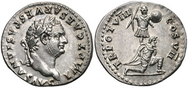 Titus' Judaea Capta coin commemorating his triumph