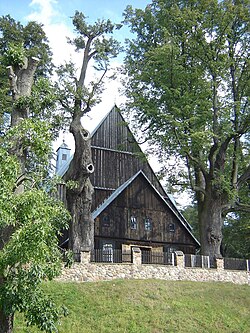 Baroque church in Truskolasy