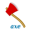 Axe (fr: une Hache)