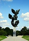 Das 1979 von Kazimierz Gustaw Zemła geschaffene Denkmal zu Ehren der Taten der Polen in Stettin