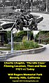 Charlie Chaplin in the 1921 film The Idle Class, filmed on location at Will Rogers Memorial Park in Beverly Hills, California and the same location today.[3]