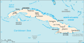 carte : Géographie de Cuba