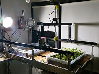 <span class="mw-page-title-main">FarmBot</span> Open-source precision agriculture CNC farming project