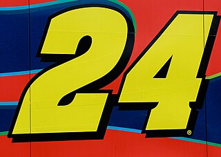 Hendrick Motorsports Car No. 24 Iconic NASCAR racecar